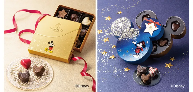 ゴディバからミッキーマウスデザインのチョコレートを発売