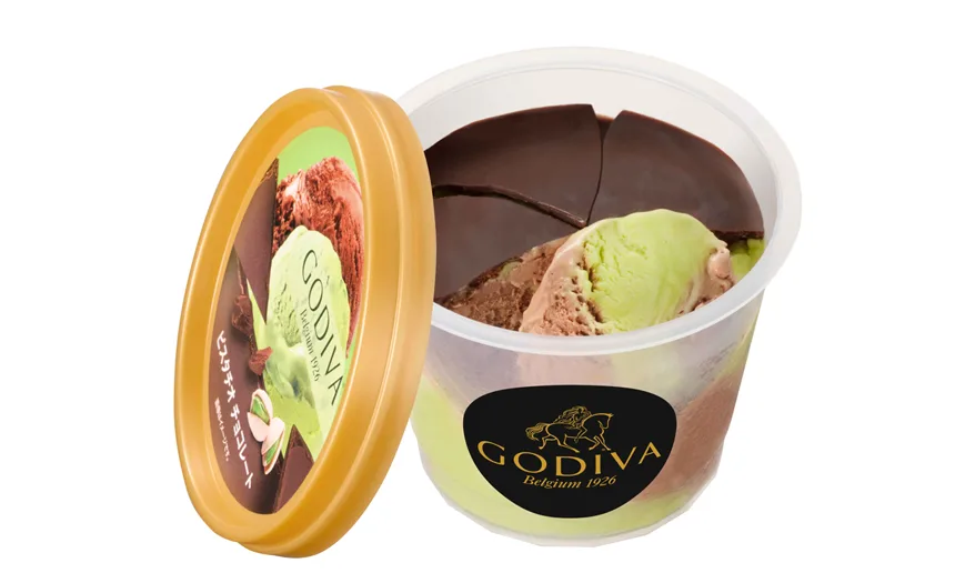 ゴディバ カップアイス「ピスタチオ チョコレート」登場