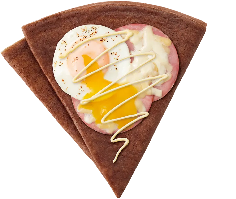 クレープ ハムチーズエッグ