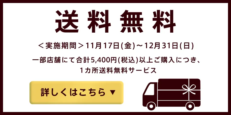 送料無料キャンペーン実施中