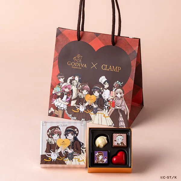 ゴディバ×CLAMP コレクション アソートメント（4粒入）