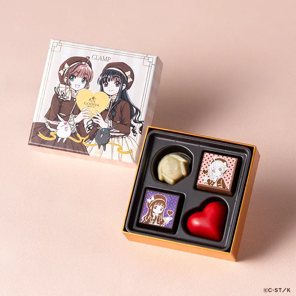 ゴディバ×CLAMP コレクション アソートメント（4粒入）