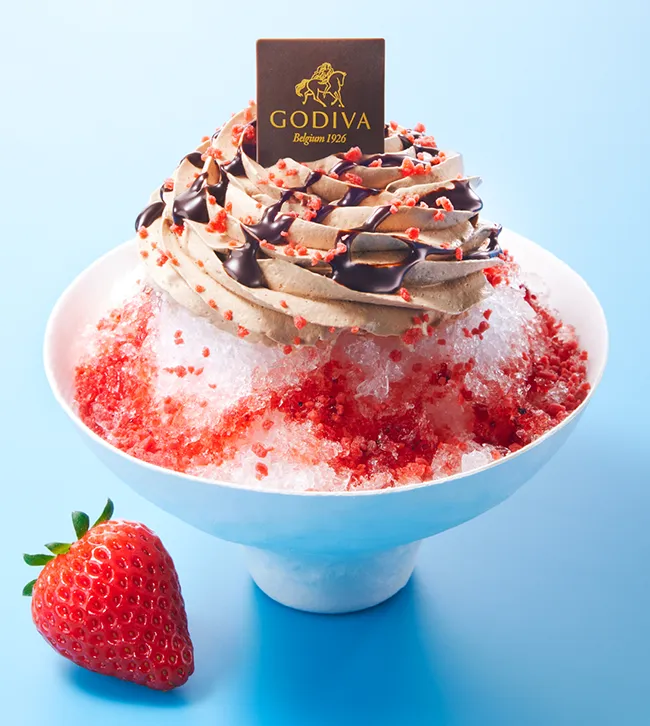 かき氷 ストロベリー&チョコレート