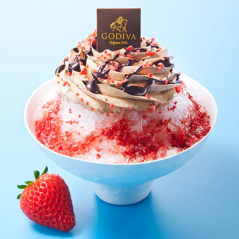 かき氷 ストロベリー&チョコレート