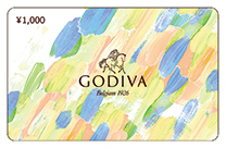 ギフトカード Eギフト ラインナップ Godiva