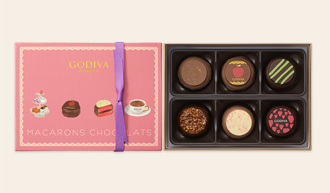 マカロンショコラ ラインナップ Godiva