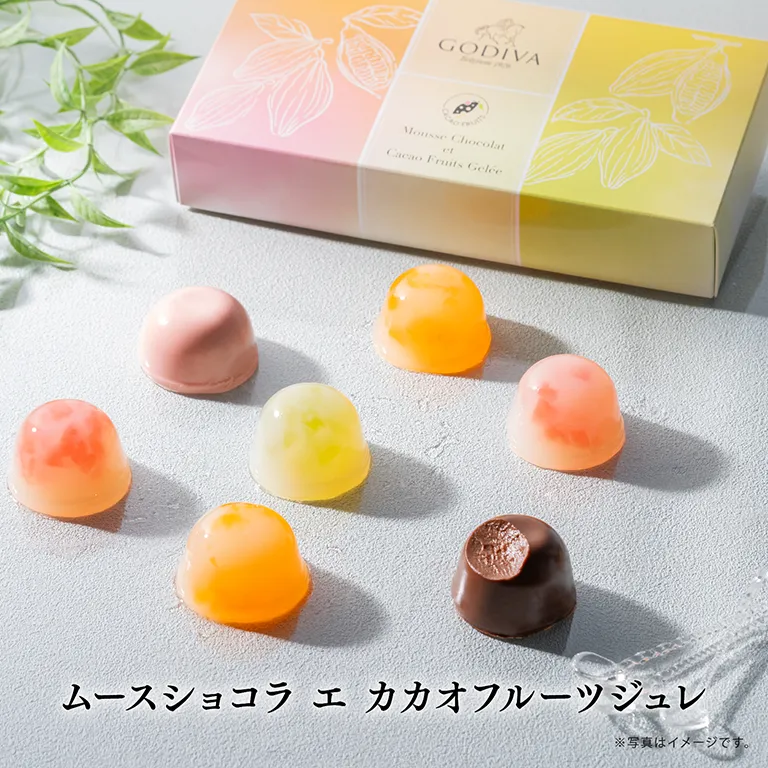 ムースショコラ エ カカオフルーツジュレ