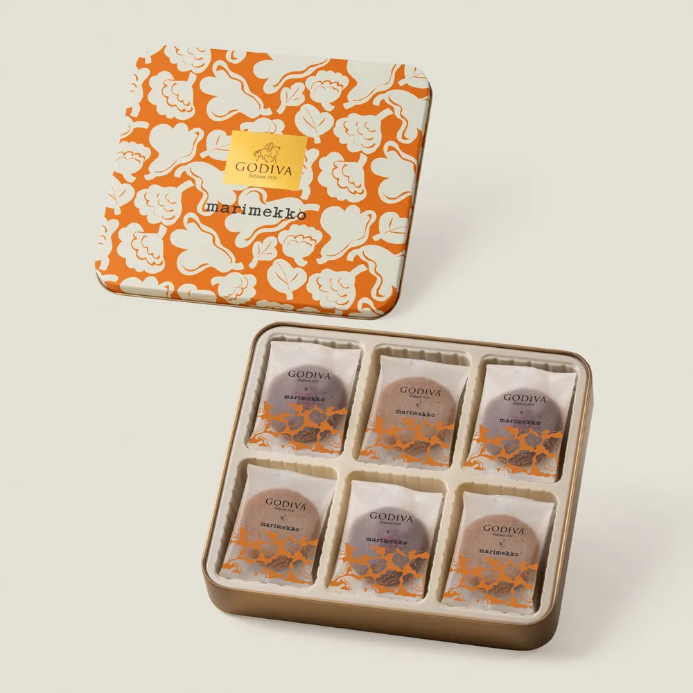 ゴディバ×Marimekko ラングドシャクッキー アソートメント（18枚入）