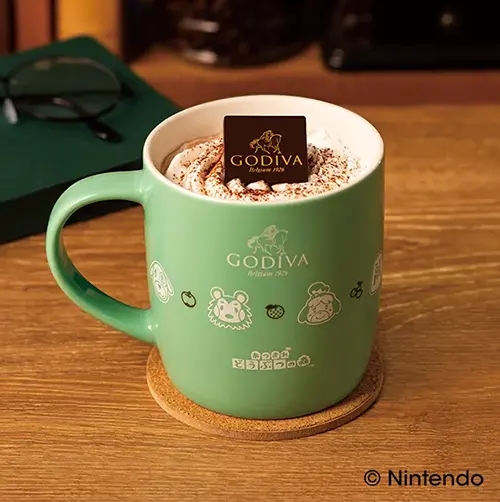 バレンタインデーシーズン限定!GODIVA café「ゴディバ × あつまれ どうぶつの森 ホットチョコレート」