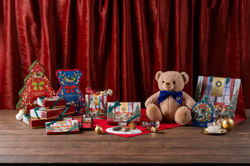 美しく洗練されたさまざまなブッシュ ド ノエルをチョコレートで表現！「ゴディバ ブッシュ ド ノエル コレクション」、ホリデーシーズン限定焼き菓子全6種類登場～2025年11月1日（土）より期間限定販売～