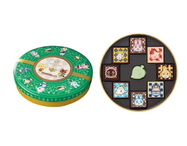 「ゴディバ meets どうぶつの森 アソートメント 9粒入」