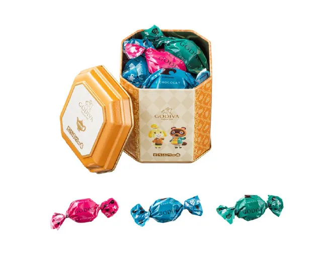 「ゴディバ meets どうぶつの森 G ショコラ アソートメント 6粒入」