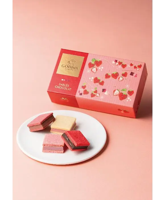 ストロベリーフレーバーのサブレショコラやプティガトー、ティグレなど6種類を発売 ゴディバのバレンタインに人気の焼き菓子が登場～2026年1月8日（木）より期間限定販売～