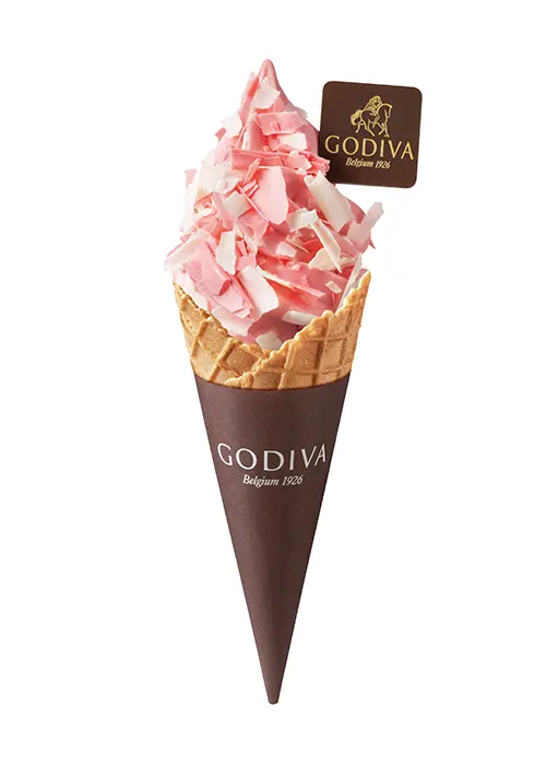 「ソフトクリーム フルール・ド・ショコ ストロベリー」