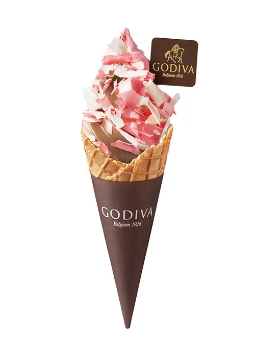 「ソフトクリーム フルール・ド・ショコ チョコレート ＆ ストロベリー ミックス」