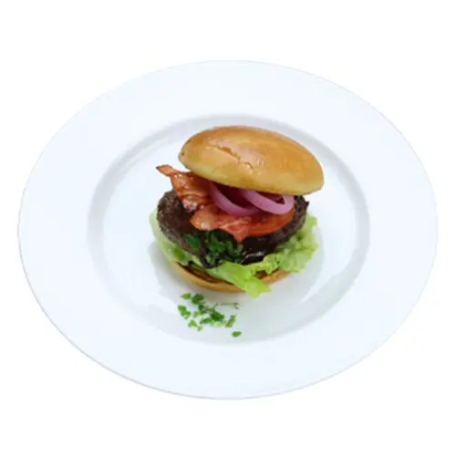 「ゴディバ 100%ビーフバーガー ダークチョコレートソース」