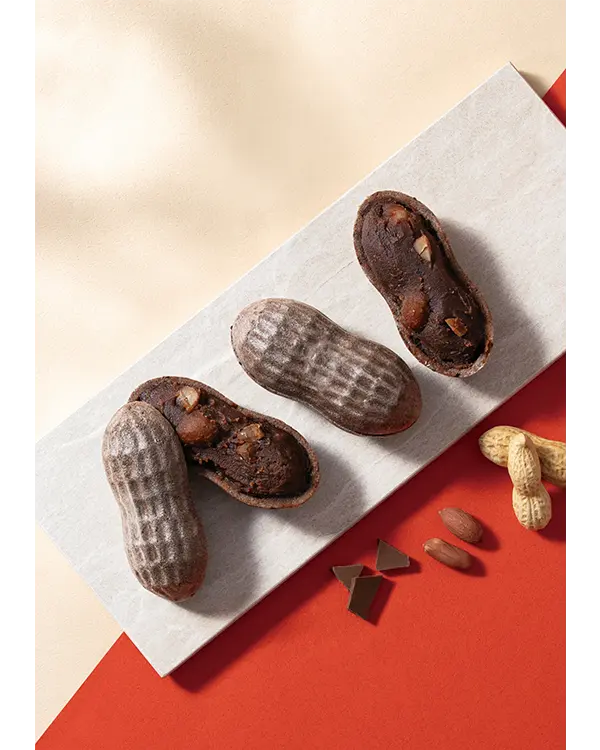 「ショコラぴーなっつ最中」