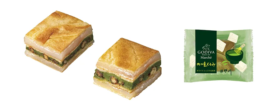 「羽二重くるみ ホワイトショコラ＆抹茶」