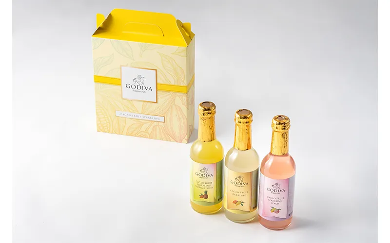 「カカオ フルーツ スパークリング 3本セット」