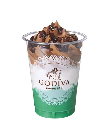 「チョコレートミント ソフトクリーム」