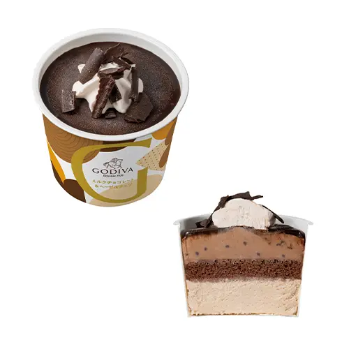 「ダークチョコレート＆ラズベリー カップケーキアイス」