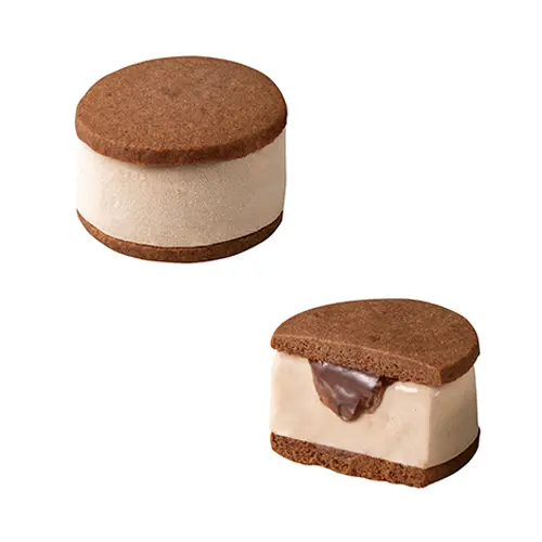 「ダブルチョコレート サンドアイス」