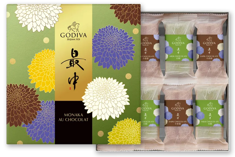 華やかさと上品さを兼ね備えた菊の装いのパッケージデザイン