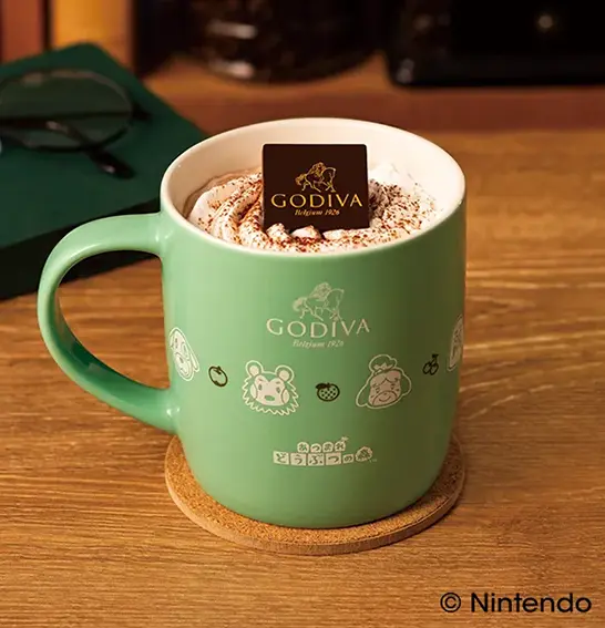 バレンタインデーシーズン限定！GODIVA café「ゴディバ × あつまれ どうぶつの森 ホットチョコレート」