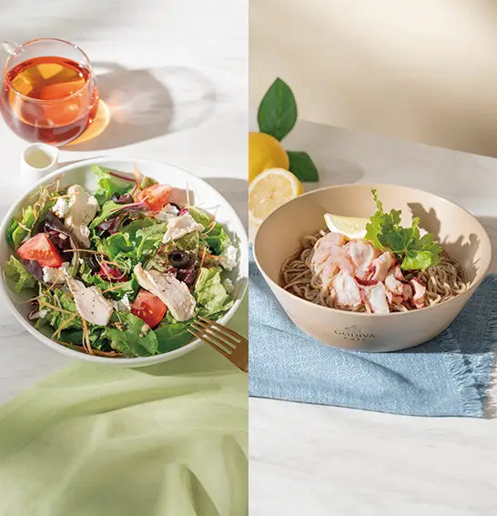 GODIVA caféから、夏のシーズナルメニューなどを発売 フードメニュー2種類に、新登場のデザートも！