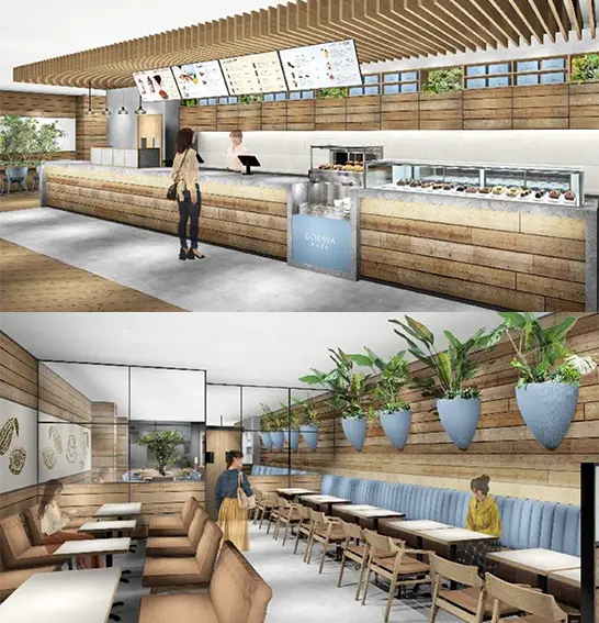 ゴディバカフェが沖縄に初出店！「GODIVA café Okinawa Hotel Collective」
