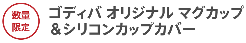 数量限定 ゴディバ オリジナル マグカップ＆シリコンカップカバー