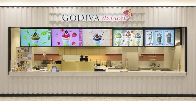 GODIVA dessert