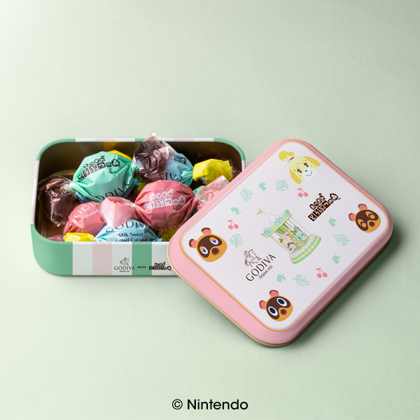 ゴディバ あつまれ どうぶつの森 G ショコラ アソート缶（7粒入）