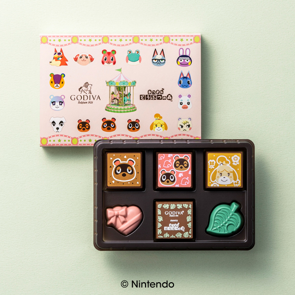 ゴディバ meets あつまれ どうぶつの森 アソートメント (6粒入)
