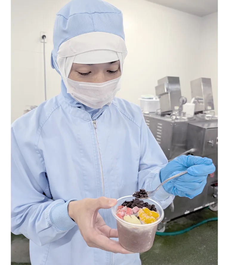 セイカ食品株式会社 乳業製造部 研究開発室 山口 大地さん