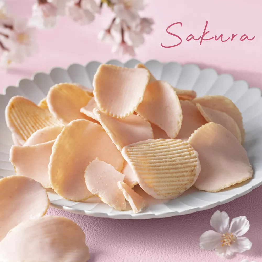 ポテトチップス チョコレート 桜
