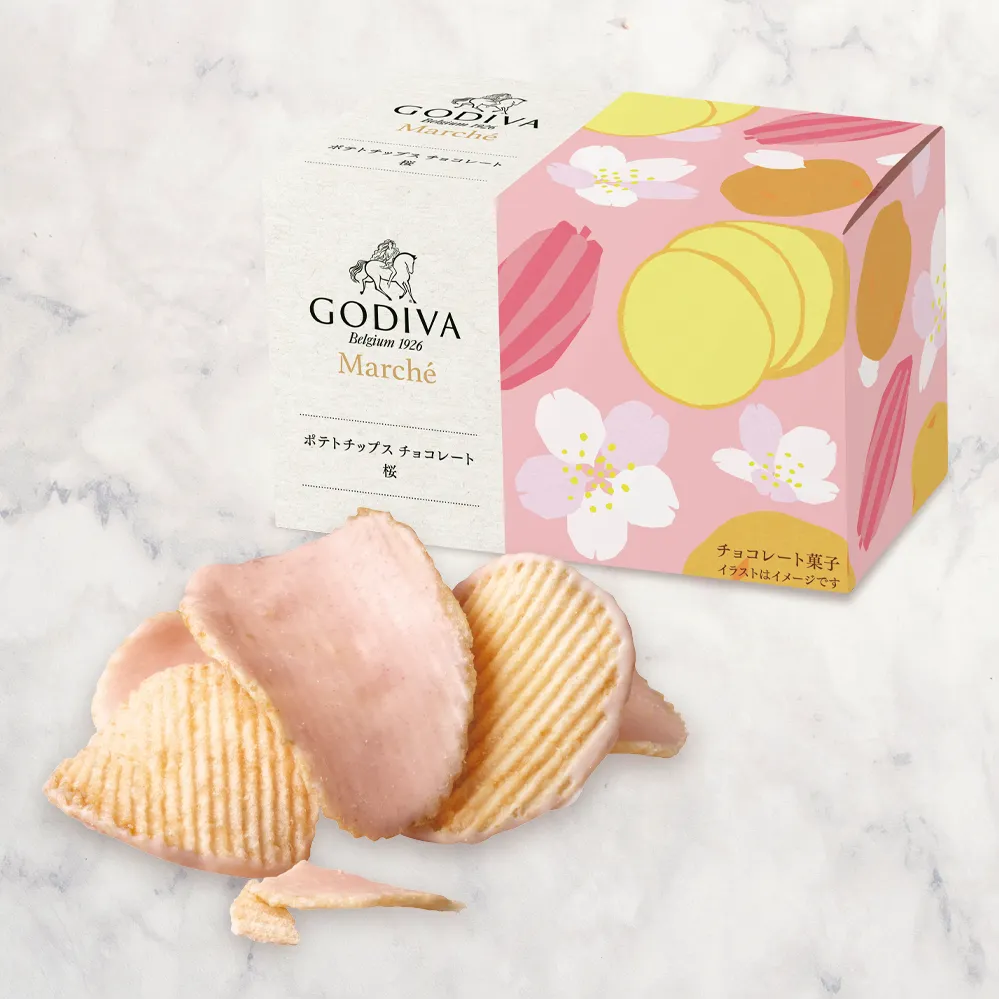ポテトチップス チョコレート 桜