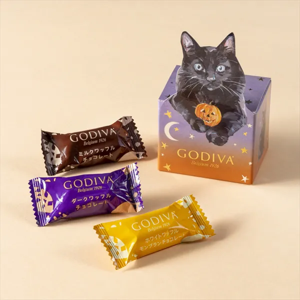 ゴディバ ブラックキャット コレクション G クリスピーショコラ アソートメント（3粒入）