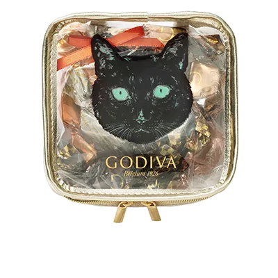 GODIVA 2008年 ハロウィン限定 黒猫 仮装 くま ぬいぐるみ 9/10発売 ゴディバの黒ネコハロウィン限定コレクション｜ベスト