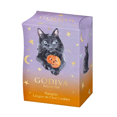 ゴディバ ブラックキャット コレクション パンプキン ラングドシャクッキー（4枚入）