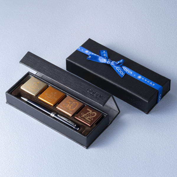 GODIVA×CROSS カレ＆ボールペンセット