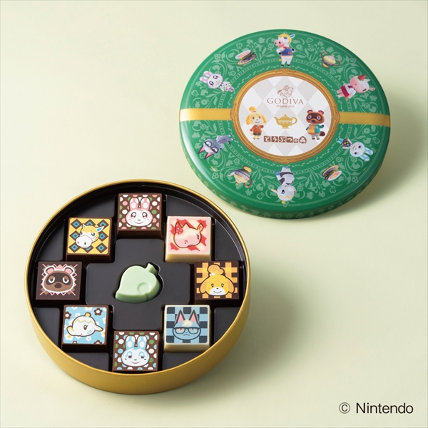 ゴディバ meets どうぶつの森 アソートメント(9粒入)