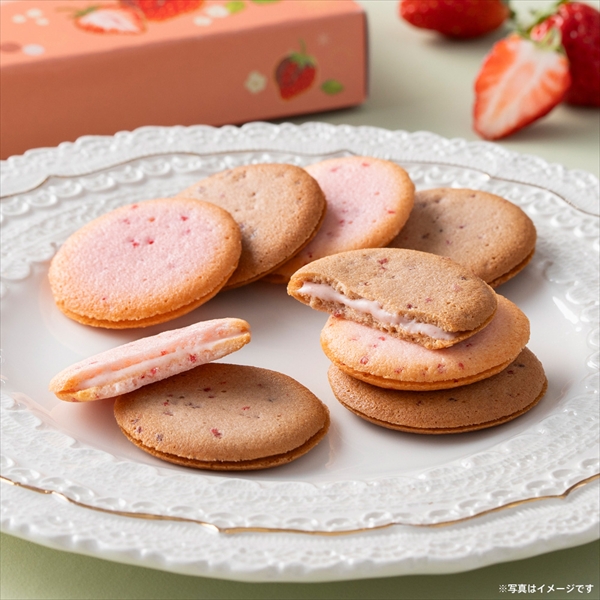 あまおう苺ラングドシャクッキー アソートメント(8枚入)
