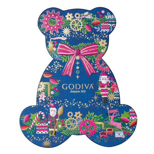 ゴディバ クリスマスファクトリー ベア セレクション 7粒入