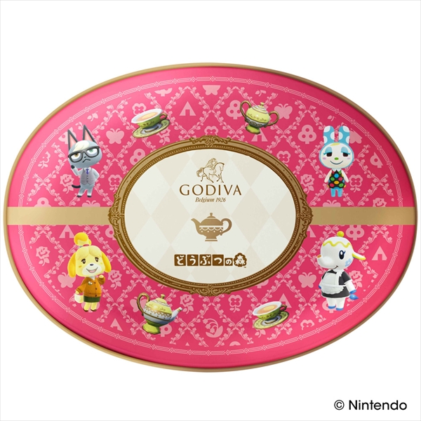 ゴディバ meets どうぶつの森 アソートメント/Pink(6粒入)