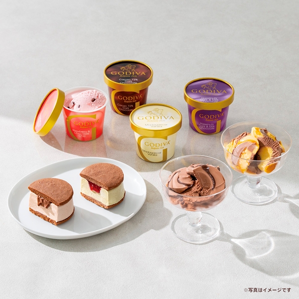 【送料込】カップアイス 120ml & サンドアイス(8個入)
