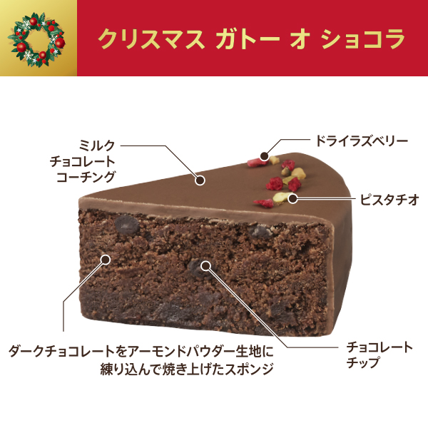 クリスマス ガトー オ ショコラ