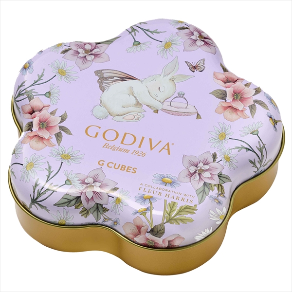 羽ばたく 花咲く春 G キューブ アソートメント フラワー缶(7粒入)