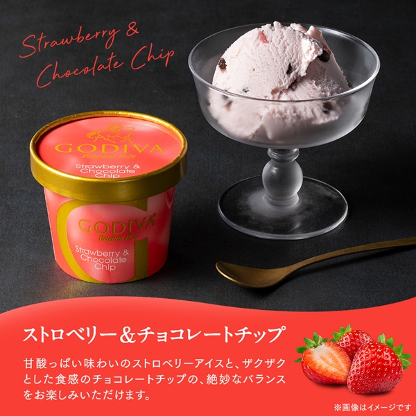 送料込】ゴディバ×NANA カップアイスクリーム120ml(4個)保冷ポーチ