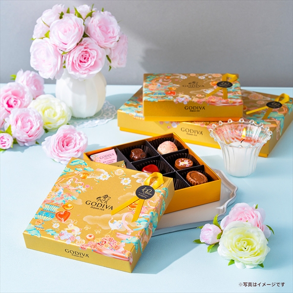 【6点セット・オンラインショップ限定・送料無料】ゴディバ チョコレートローズ バラエティセット